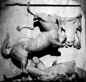 Одна из метоп Парфенона которая в настоящее время хранится в Британском музее - фото 3