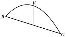 На этом сегменте параболы мы построим треугольник с вершинами D В и С - фото 11