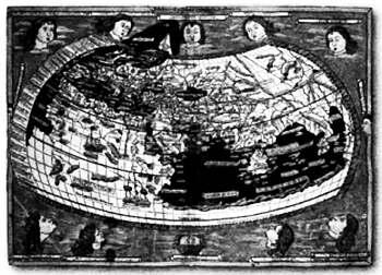 Восстановленный вариант одной из карт мира приведенных в Географии Птолемея - фото 3