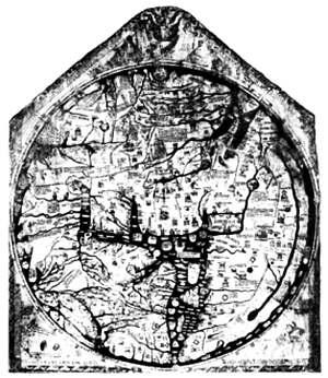 В Средневековье были распространены так называемые карты Т и О названные по - фото 10