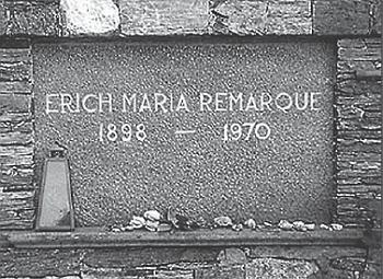 Могила Ремарка на швейцарском кладбище Ронко - фото 89