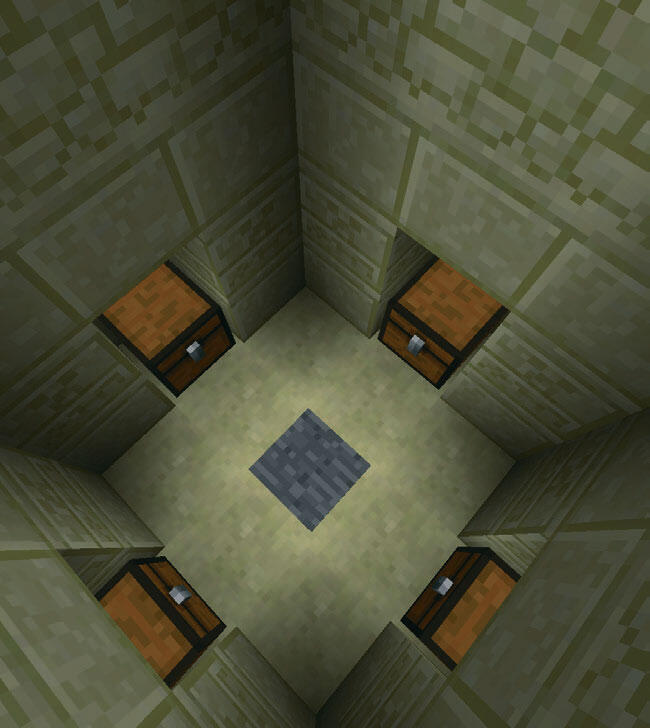 Под полом внутри храма расположена скрытая комната с четырьмя сундуками - фото 32