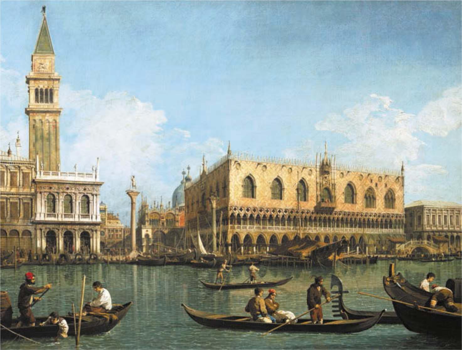 КаналеттоВид канала напротив собора Св Марка в Венеции XVIII в Э - фото 299